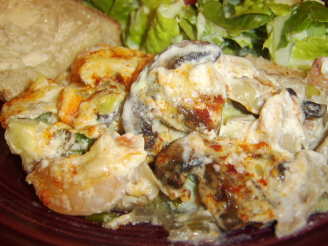 Sarasota's Chicken, Artichoke and Shrimp Casserole