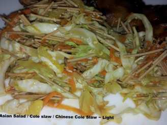 Asian Salad / Cole Slaw / Chinese Cole Slaw - Light
