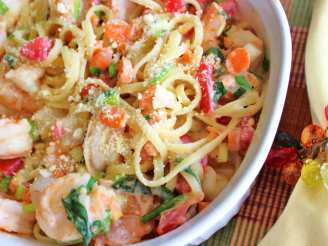 Light (And Delicious) Shrimp and Linguine