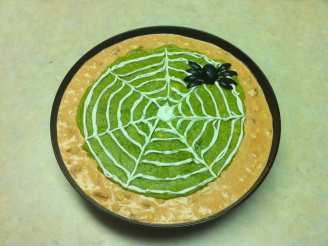 Spider Web Dip with Spooky Tortilla Chips (optional)