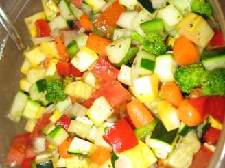 Fresh Marinated Vegetable Salad