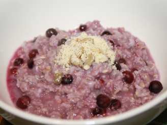 Creamy Blueberry Porridge