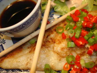 Pan Fried Cod with Asian Dressing