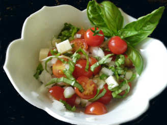 Vidalia Onion, Tomato and Basil Salad