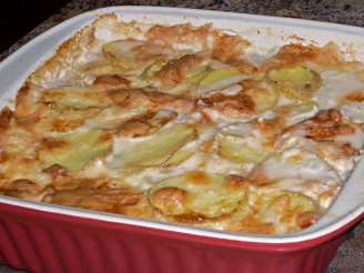 Vegan Scalloped Potatoes (For a Large Toaster Oven)