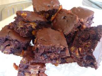 Chocolate and Apricot Brownies