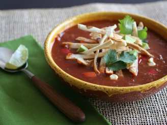 Bobby Flay's Mesa Grill Tomato-Tortilla Soup