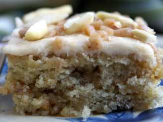 Banana Toffee Bars W/ Browned Butter Icing