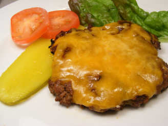 Barbequed Cheddar Burgers