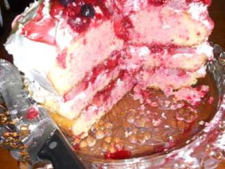 Triple Berry Cake W/Yellow & Strawberry Cake