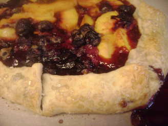 Blueberry and Peach Galette