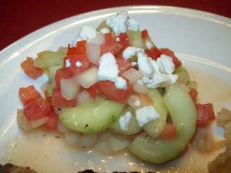 Refreshing Cucumber and Tomatoe Salad