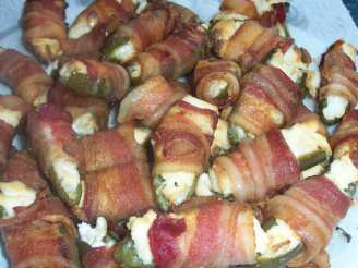 Easy Bacon Wrapped Stuffed Jalapenos