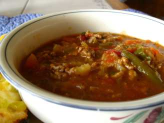 Soul Warming Veggie Beef Soup