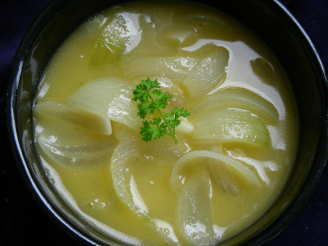 Low-Fat Roasted Onion-Garlic Soup