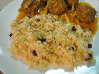 Toasted Couscous with Almonds and Raisins