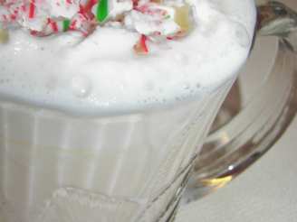 Candy Cane Hot White Chocolate