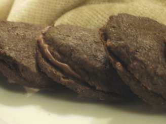 Mocha Shortbread With Nutella