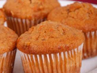 Carrot Mini Muffins Without Eggs