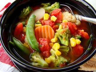 Quick & Easy Steamer Bag Vegetable Soup