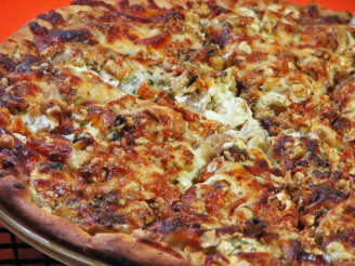 Onion Confit, Walnut and Gorgonzola Pizza