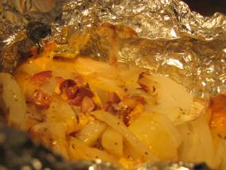 Dad's Favorite Cheesy Potatoes in Foil