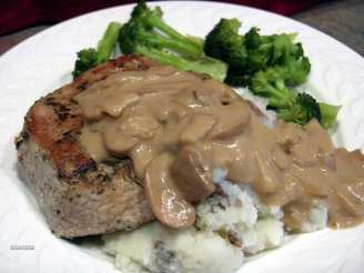 Browned Pork Chops with Gravy