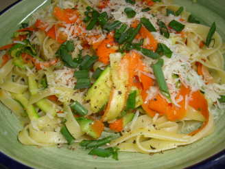 Zucchini & Carrot Ribbon Fettucini