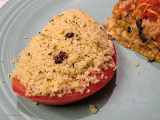 Herb Couscous Stuffed Tomatoes