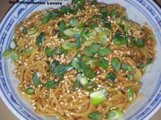Yummy Chinese Cold Noodles for Peanutbutter Lovers!
