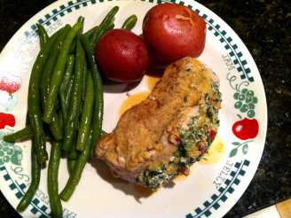 Pork Chops Stuffed With Sun-Dried Tomatoes and Spinach