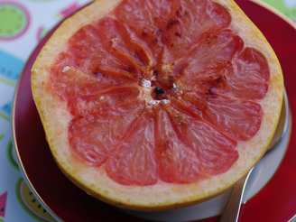 Broiled grapefruit, KID-PLEASER - adults too!