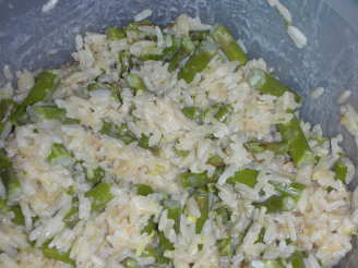 Lemony Rice With Asparagus