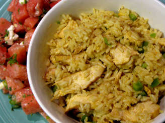 Curry Chicken Lime Rice Bowl