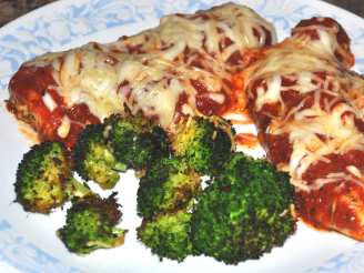 Oven-Roasted Broccoli With Parmesan (Low Fat)