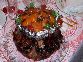 Crown Roast of Pork with Savory Fruit Stuffing