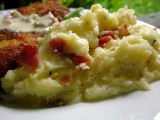 Cheesy Mashed Potatoes With Caramelized Sage Butter