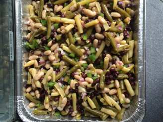 Three Bean Salad with Red Onion