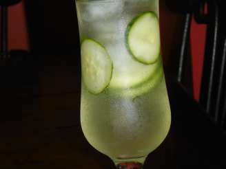 Cucumber Mint and Basil Soda