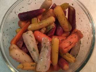 Dill Butter Baby Carrots