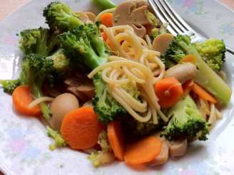 Chinese Noodle & Vegetable Stir Fry (For One)