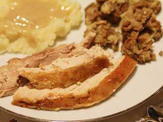 Roast Turkey with Old Fashioned Bread Stuffing