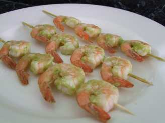 Grilled Prawns With Raw Sauce