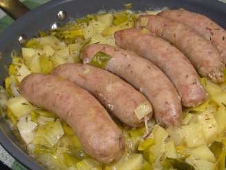 Leek Stewpot With Sausages (Swiss Papet Vaudois)