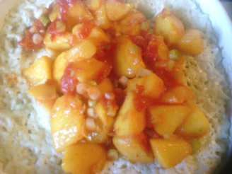 Grilled Mango Coconut Rice
