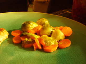 Buttery Carrots and Brussel Sprouts