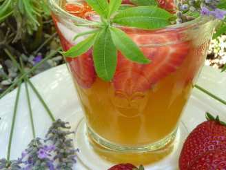 Strawberry and Lavender Pastis Spritzer