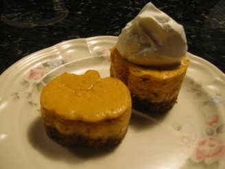 pumpkin tart with gingersnap crust