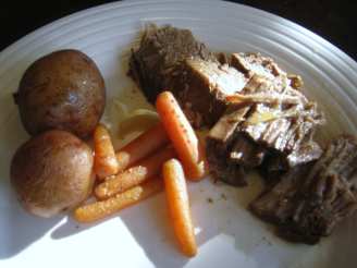 Sweet and Sour Beef Pot Roast in the Slow Cooker