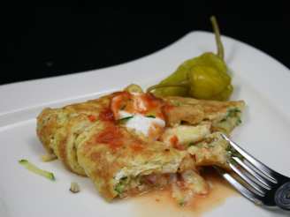 Spicy Zucchini Omelet